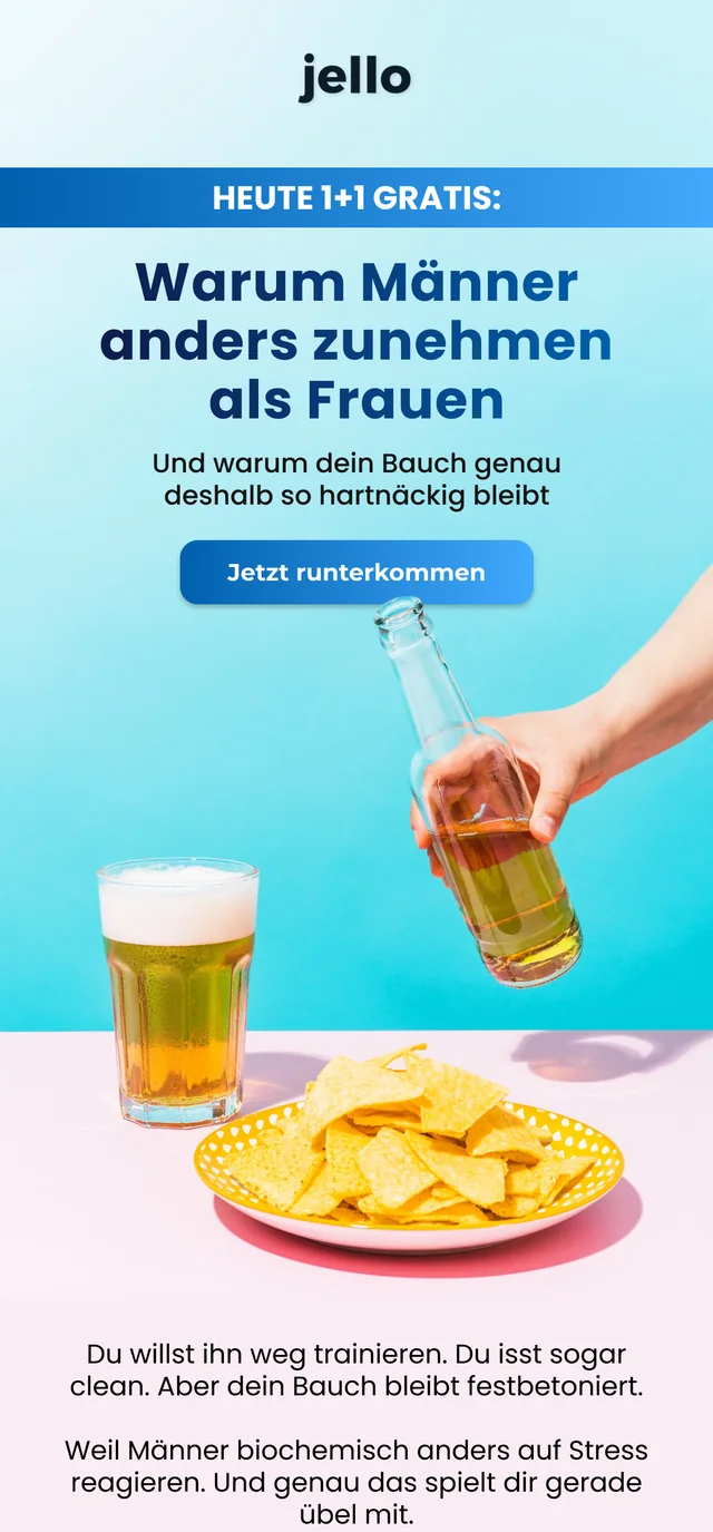 German Jello educational email produced by Ecom Mails