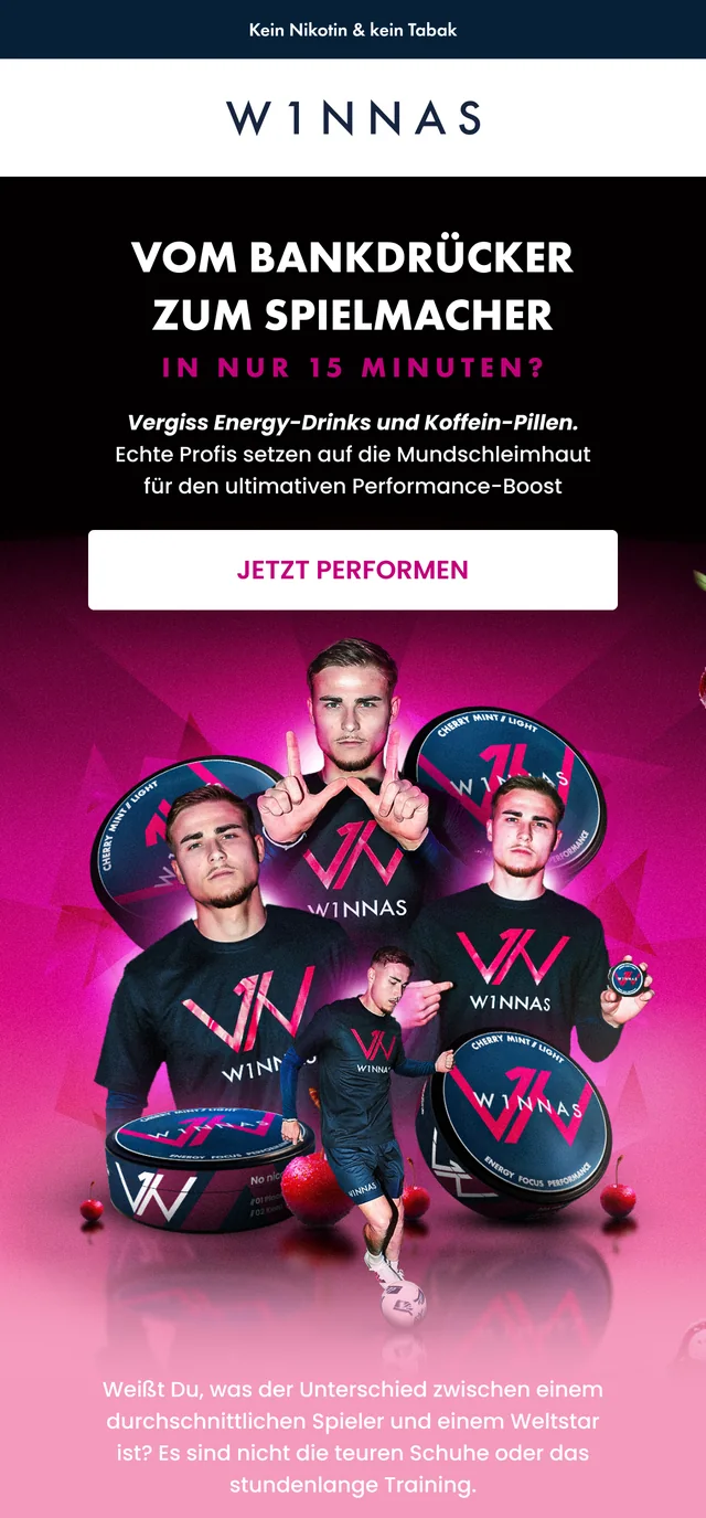 German W1NNAS educational email produced by Ecom Mails